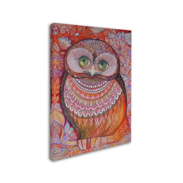 Oxana Ziaka 'Gold Honew Owl' Canvas Art,24x32
